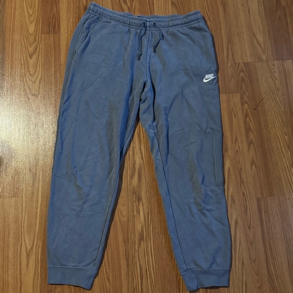 Nike Women's Slate Blue Jogger Sweatpants Size L Lounge Cozy Athletic Sporty - Picture 2 of 5